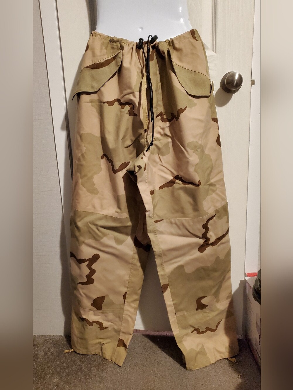 Desert Camo Cargo Drawstring Pants